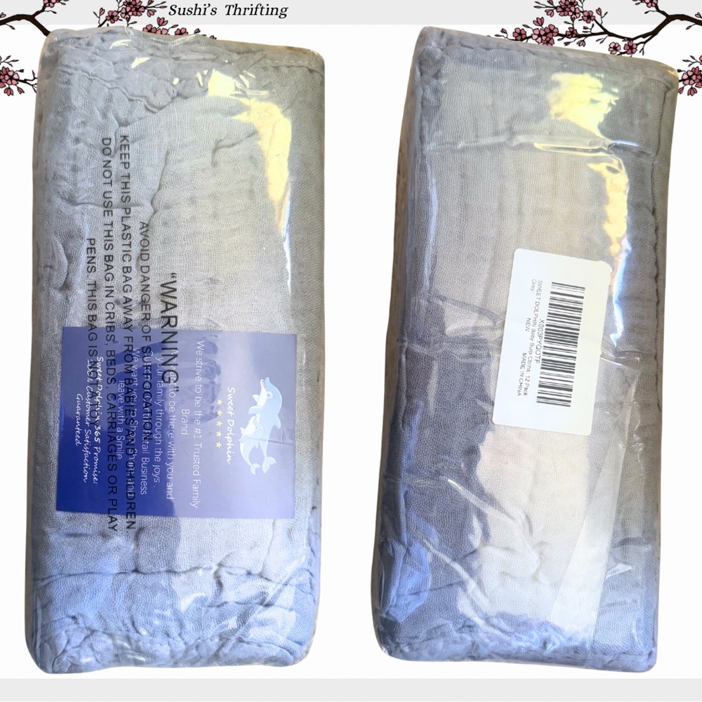 12pk Baby Muslin Set - Picture 2 of 7